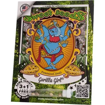 Semeno Gorilla Girl® – feminizovaná semena | Sweet Seeds Feminized (Ks): 3 + 1 Zdarma