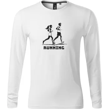 Dámské tričko Pánské tričko s dlouhým rukávem s potiskem Running