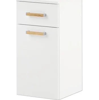 Koupelnový nábytek Koupelnová skříňka nízká Möbelpartner Duo bílá 32,7 x 67 x 35,3 cm