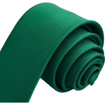 Kravata Pánská kravata K1 - vzor 52 - ZELENÁ - MATNÁ