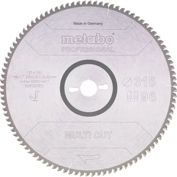 Pilový kotouč Pilový kotouč "multi cut - professional", 315x2,8/2,0x30, Z96 FZ/TZ, 5°neg. [628092000]