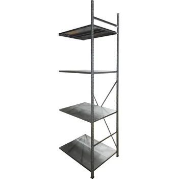 Dílenský regál Přídavný použitý policový regál Varimo, 2500x1000x700 mm, 4 police