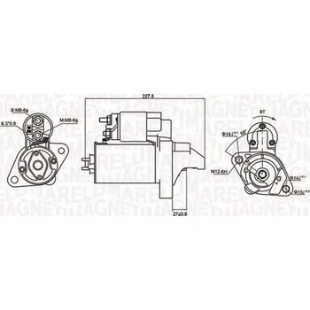 Startér Startér MAGNETI MARELLI 063721074010