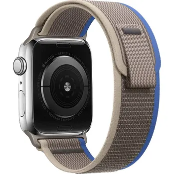 Řemínek na hodinky AW Trail loop - řemínek na Apple Watch - Šedá/modrá Barva: Šedá-modrá, Šířka uchycení řemínku: 44/45/46/49mm IR-TRLO06