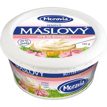 Moravia Jemný máslový sýr se šunkou 125g