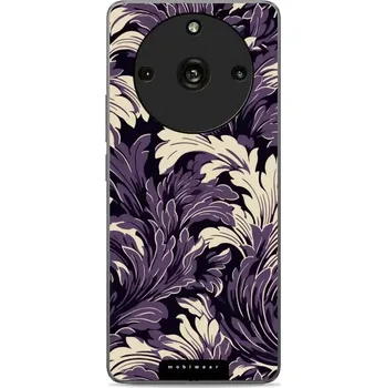 Pouzdro na mobilní telefon Lesklý kryt Mobiwear Glossy - Realme 11 Pro - GA46G Fialové rostliny (Prémiové lesklé pouzdro, obal, kryt Mobiwear Glossy na mobil Realme 11 Pro - GA46G Fialové rostliny, materiál Plast + TPU silikon - krytí po všech stranách, neošoupatelný potisk, tenké)