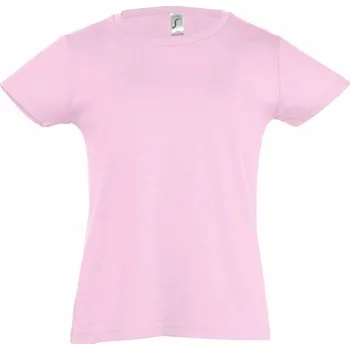 Dívčí tílko Dětské bavlněné tričko Sol's pro děvčátka Barva: růžová pastelová, Velikost: 10 let (130/140) L225K