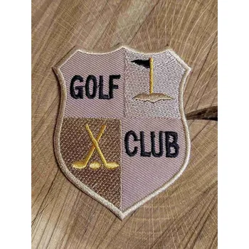 Textilní nažehlovací páska Nažehlovačka Golf club barva béžová