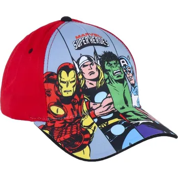 Kšiltovka CHLAPECKÁ KŠILTOVKA MARVEL AVENGERS 9778 červená