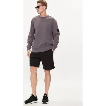 Pánské kraťasy Calvin Klein Jeans Sportovní kraťasy Logo Repeat J30J325129 Černá Regular Fit L
