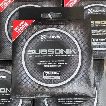 Vlasec Sonik Subsonik Clear 0,31mm 15lb 1200m