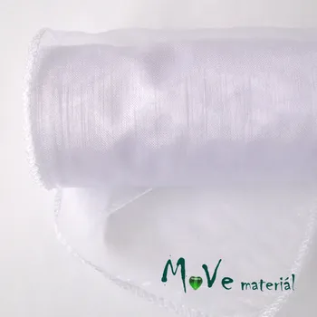 Organza bílá š. 10 cm/ 1m Barva :: Bílá