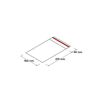 Obalový materiál Sáček z bublinkové fólie 150x215+40mm, 100 ks