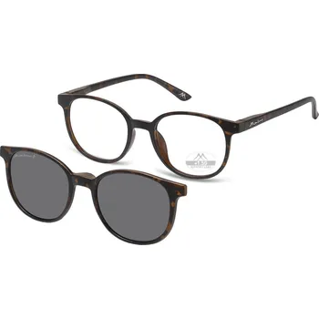 Brýle na čtení MONTANA EYEWEAR Dioptrické brýle MRC2A +1,50 flex + polarizační klip MRC-2A Cat.3