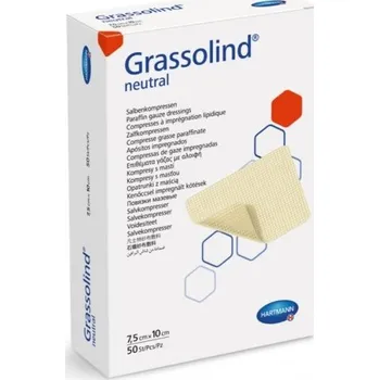 Krytí na ránu Krytí s mastí Grassolind neutral 7,5x10 cm—10ks