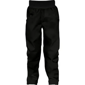 WAMU® ČR Dětské softshellové kalhoty WAMU Černá Klasik Velikost: 140/146
