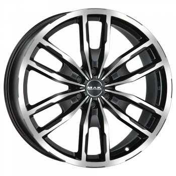Auto-moto Alu disk MAK PEAK 7.5x17, 6x114.3, 66.1, ET45 BLACK MIRROR