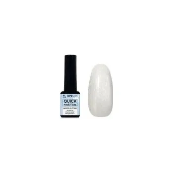 Lak na nehty UV/LED gel Top coat color - White glitter 5 ml
