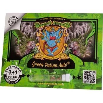 Semeno Green Poison AUTO – samonakvétací semena | Sweet Seeds Feminized (Ks): 3 + 1 Zdarma