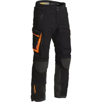 Moto kalhoty Moto kalhoty Lindstrands Sunne černé / oranžové 52