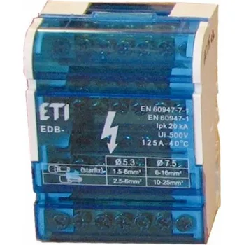 ETI Distribuční blok 125A 4P 11-svorka EDB-411 (001102304)