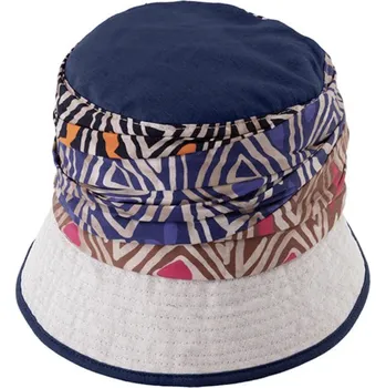 Klobouk Fiebig - Headwear since 1903 Bucket hat - letní lněný klobouček modrý - Fiebig 1903 Velikost: 58 cm