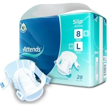 Inkontinenční kalhotky Attends Slip Active 8 inkontinenční zalepovací kalhotky L 28 ks