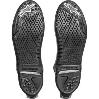 Moto obuv Podrážky pro boty TECH 10 model 2021 a dále, ALPINESTARS (černá, pár) 45,5 až 47 (US 11 až 12)