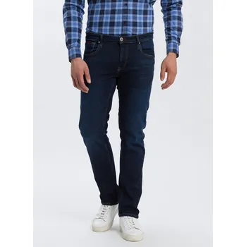 Cross pánské slim džíny Damien E198-026 dark blue Velikost: 32/34