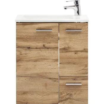 Koupelnový nábytek Koupelnová sestava Möbelpartner Matteo 50 cm dub přírodní