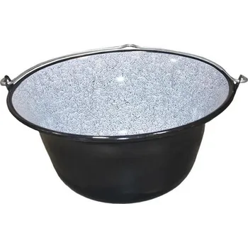 Outdoor vaření Helakri Kotlík 10l smalt ČER + DÁREK