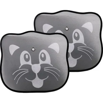 Clona sluneční boční 44x38cm 2ks - černá / kočka panda