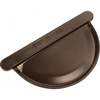 okap Pozinkované čelo žlabu 250 mm, RAL 8028 testa di moro KJG