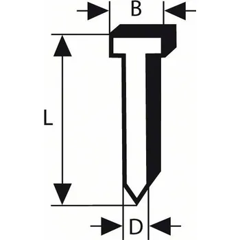 Hřebík Hřeb se zápustnou hlavou SK50 30G [2608200514]
