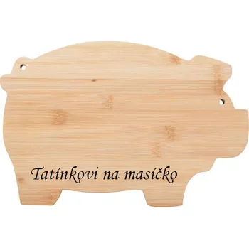 Kuchyňské prkénko Bambusové prkénko Prasátko
