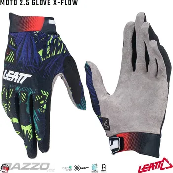 Moto rukavice Rukavice Leatt Moto 2.5 X-Flow Glove Jungle 2024 11 - XL