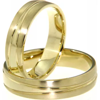 Prsten SNAU14Z0018 Snubní prsteny pánský Materiál: Žluté zlato 14kt, Šířka: 5, Velikost: 42