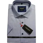 Pánská košile s krátkým rukávem - střih SLIM - vzor F577 - 38