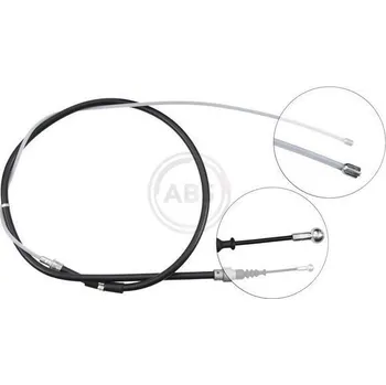 Lanko parkovací brzdy Tažné lanko, parkovací brzda A.B.S. K13396