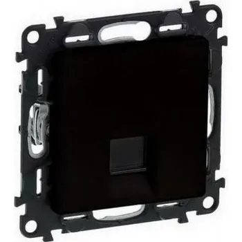 Elektrická zásuvka Legrand 75C6UC1 VALL-1XRJ45 C6 UTP ČERNÁ LIN