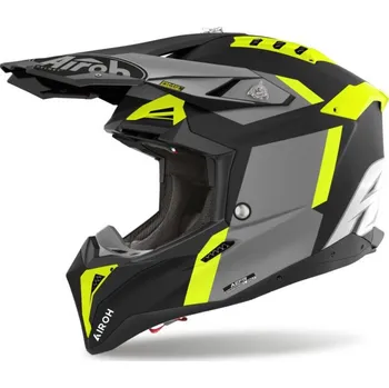 Helma na motorku Přilba AVIATOR 3 Glory, AIROH (žlutá matná) 2025 L