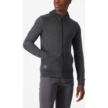 Pánská mikina Castelli Milano 2 Full Zip Fleece XXL šedá - 10 % pro přihlášené BFEXTRA10