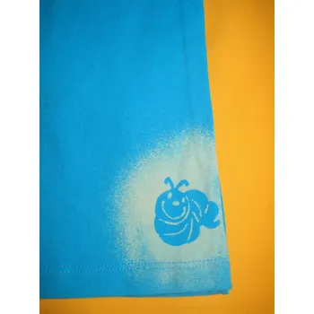 Dívčí legíny Pletex, ČR Leginy do zvonu Barva: tyrkysově modrá, Velikost: 116, Varianta: Motiv červík