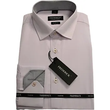 Pánská košile Pánská košile s dlouhým rukávem - střih SLIM - vzor F58 - s prodlouženou délkou rukávu 188/194 cm - 38