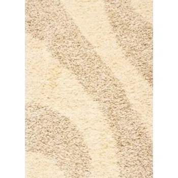 Koberec Spoltex kusový koberec Super Shaggy 6569-65 Beige rozměr 200 x 290 cm