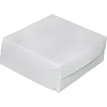 Krabice dortová 28x28x10cm bílá - 50 ks