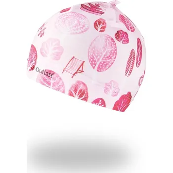 Čepice LITTLE ANGEL čepice tenká TISK Outlast® park růžová vel. 2 | 39-41 cm
