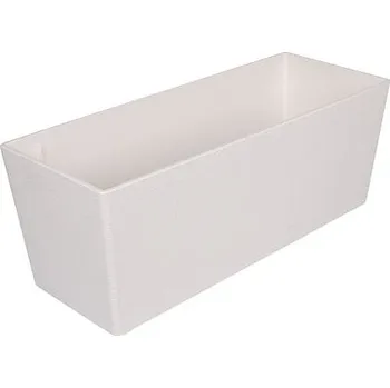 Truhlík Plastkon Florence Stone dekorativní truhlík 50 cm bílá balení: 1 ks