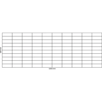 gabiony Gabionová síť 1000x500 mm, oko 100x50 mm - Vysoká Kvalita Za Skvělou Cenu