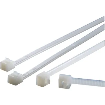 Stahovací páska HellermannTyton 115-02000, RELK2M-PA66-BK, stahovací pásky, černá, 100 ks